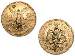 Moeda de ouro de 50 pesos mexicanos